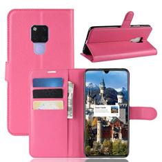 Capa para Huawei Mate 20 X, capa carteira flip de couro PU premium com compartimento para cartão, suporte e fecho magnético [capa interior à prova de choque de TPU] Compatível com Huawei Mate 20 X