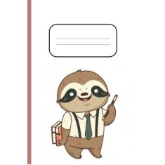 Notizbuch Lustig Faultier Lehrer