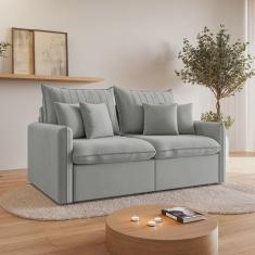 Sofá Cama Retrátil e Reclinável 180cm Colibri Cabecasa Madeiramadeira