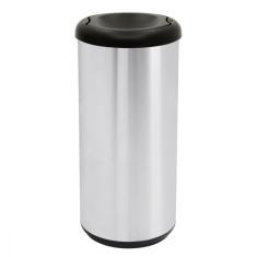 Lixeira Inox Tramontina 40L Cápsula Selecta Basculante Preto