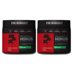 Kit com 2 Pré treino Hórus 2g Beta Alanina 300g Sabores Max Titanium, 