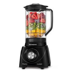 Liquidificador Mondial 2,2 Litros Pratic Turbo L-98-B Preto 2 Velocidades 110v