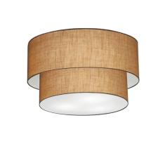 Plafon De Sobrepor Cilíndrico Sp-3045 Cúpula Cor Palha