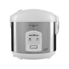 Panela de Arroz Elétrica Britânia BPA5BI - 400W 5 Xícaras, Cinza e Bra