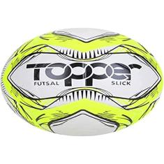 Bola Topper Slick Futsal Amarelo Neon/Preto
