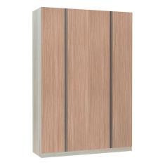 Guarda-Roupa Solteiro Luciane 4 Portas 3 Gavetas Prime Plus 160 cm