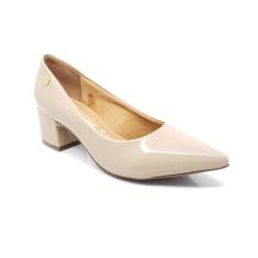 Sapato Scarpin Vizzano Feminino 1220315, 35, Verniz, Bege