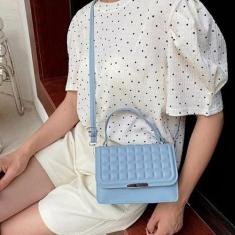 Bolsa De Ombro Da Moda Xadrez De Grife Bolsas Pequenas - Tem Tudo OnLi