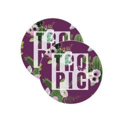 Sousplat Cactus Tropic - NSW, 2 Peças, com base