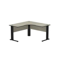 Mesa Para Escritório Em L Etp 1313 Maxxi Nogueira Casa Blanca/preto