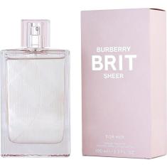 Perfume Feminino Burberry Brit Sheer Burberry Eau De Toilette Spray 100 Ml (nova Embalagem)