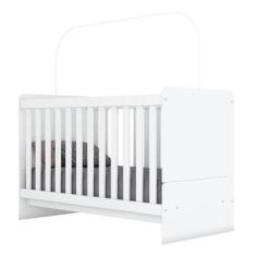Berço Labirinto Branco Brilho - Henn - MÓVEIS HENN, Branco