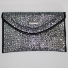 Bolsa Duda Carteira Shine Alça Corrente Prata-Feminino