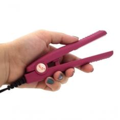 Mini Chapinha Prancha Portátil Alisa E Ondula Viajem - Roxo