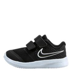 Tênis Nike Kids Star Runner 2 (TDV), Black/White - Black - Volt, 10 Wide Toddler