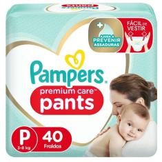 Fralda Pampers  Premium Care Pants P com 40un