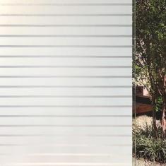 Pelicula Eletrostatica para Box de Vidro Blindex Jateado Faixas Degrad