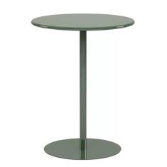 Mesa de bar alta, mesa de bistrô, mesa de bar redonda, mesa de bar com base de metal resistente, mesa de coquetel circular para casa, escritório, sala de jantar e cozinha, economia de espaço