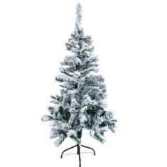 Árvore De Natal Pirineus Verde Flocos De Neve 1,20M An4203 - Ferimte