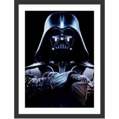 Quadro Decorativo Star Wars Darth Vader Geek Quartos Salas Decorações 