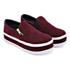 Tenis Sapato Sapatenis Salto Alto Feminino Yate Slip-On - J.REI CALÇAD