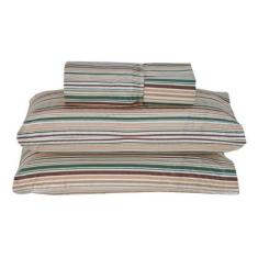 Jogo De Lençol Dia A Dia Estampado 3 Peças Casal Algodão - Riffo Store