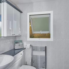 Janela de pvc Maxim-Ar 60x80cm com Vidro Mini Boreal itec Brimak