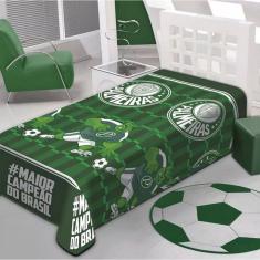 Cobertor Manta Solteiro Palmeiras Verdao Oficial Jolitex