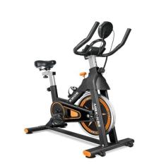 Bicicleta Ergométrica Spinning Kikos MAX-KS2 Roda de Inércia 8Kg, 5 Funções, Display Lcd