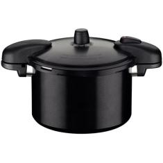 Panela De Pressão Tramontina Valência Black 7 L 24 Cm Em Alumínio Com 