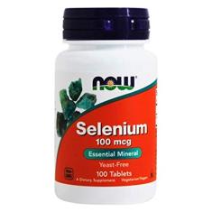 Selênio Seleniüm 100Mcg (100 Tabs) Now Foods