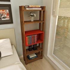 Estante Multiuso Bella Suze Vermelho Tomate Seco