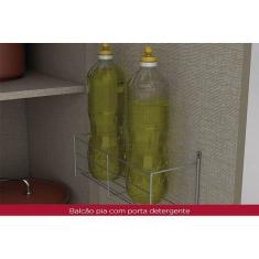 Gabinete De Cozinha Modulado Balcão Connect C/ 3 Portas E 2 Gavetas P/ Pia Duna/cristal - Henn