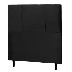 Cabeceira Cama Box Solteiro Donna 90cm Corano Preto