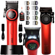 Maquina De Cortar Cabelo Profissional VGR V-001 Com 21 Velocidades 9.0