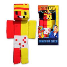 Boneco Minecraft Pelúcia Streamer Youtuber Geleia - Cosmo Kids