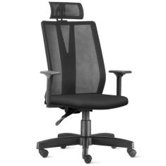 Cadeira De Escritório Com Apoio De Cabeça Addit F2