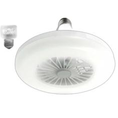 Lâmpada Led Com Ventilador De Teto Controle Remoto Ajustável - Desert 