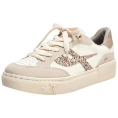 Tenis Feminino Casual Brilho Conforto Urbano Via Marte