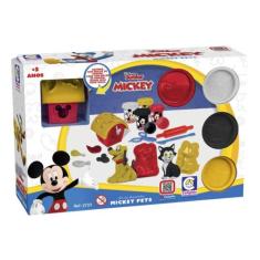 Brinquedo Infantil Kit de Massinha Mickey Pets Cotiplás - 2723 - Cotip