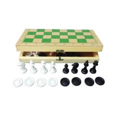 Brinquedos Educativos - Jogo de Xadrez e Damas