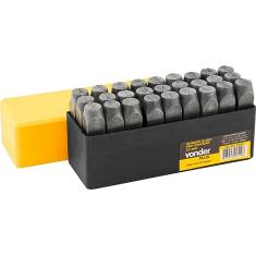 Alfabeto De Aço Para Gravação Plus Vonder 5 Mm