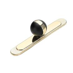 Conjunto de liga de zinco para porta de armário de cozinha, puxadores de gaveta, maçaneta de porta de armário para móveis, botão dourado preto