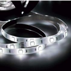 Fita LED 2,5W 30 LEDs/metro 5m 12V com Fonte Bivolt IP20 Taschibra