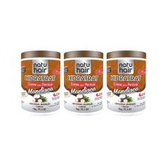 Creme Para Pentear Natuhair 1K Mandioca - Kit Com 3Un