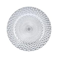 SOUSPLAT PLÁSTICO PRATEADO 33cm