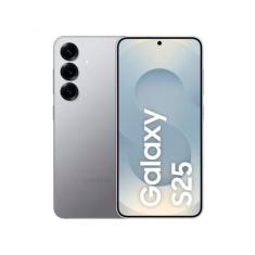 Smartphone Samsung Galaxy S25 256GB 5G 12GB RAM Tela 6.2 Câm. Traseira 50+12+10MP Prata