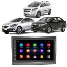 Kit Multimidia Android 7 Polegadas Onix 2013 a 2019 + Câmera e Moldura