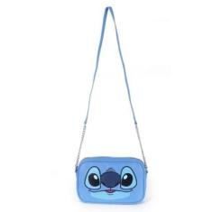 Bolsa Transversal Couro Eco Oficial STITCH DISNEY - Luxcel-Unissex