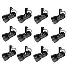 Kit 12x Spots Trilho perfilado eletro calha par20 bulbo led